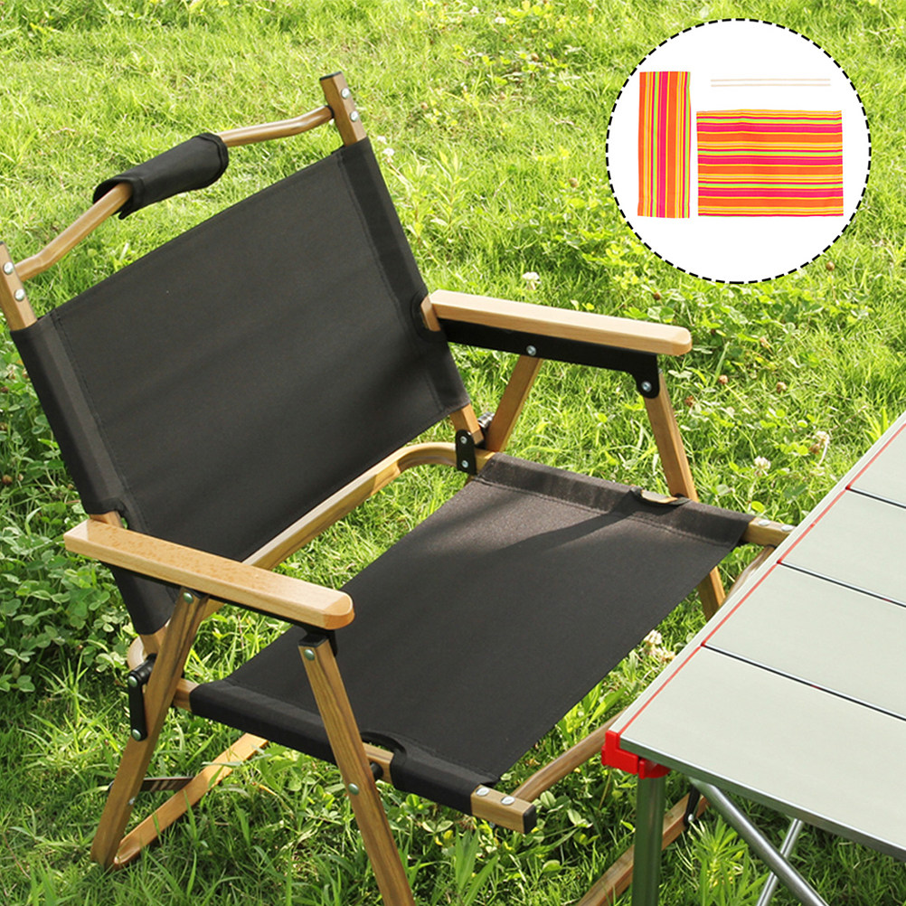 Outdoor Chair Camping - 1Set Replaceable Director Chair Canvas Foldable