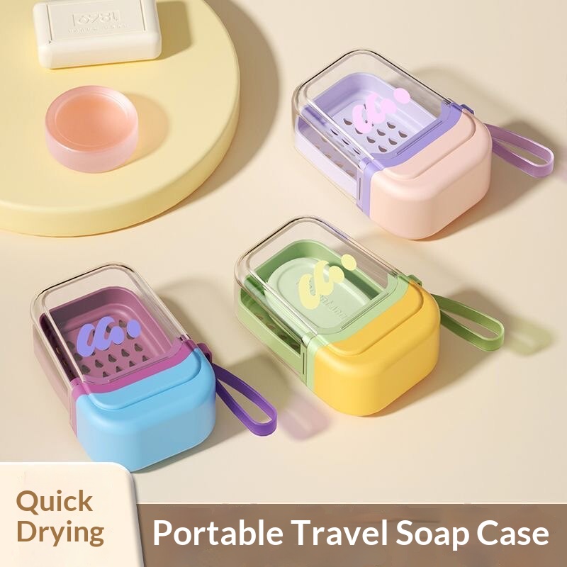 Outdoor Camping Bathroom - Portable Travel Soap Box Drainage Layer