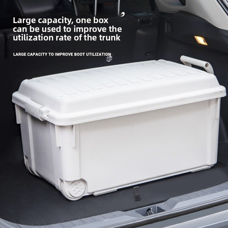 Outdoor Camping Bin - Outdoor Camping Storage Box, Plastic Camping
