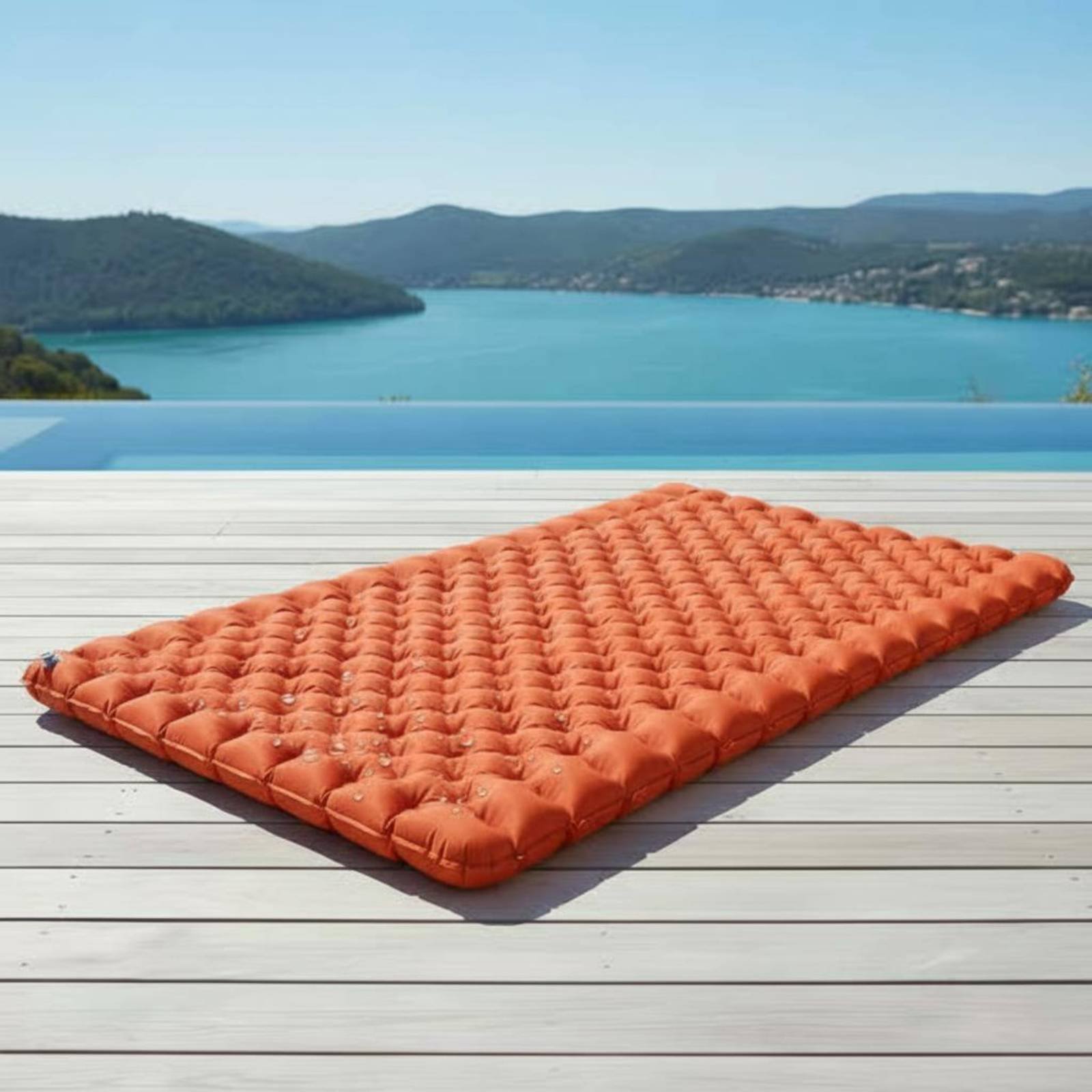 Outdoor Camping Carpet - Inflatable Camping Mat Nylon TPU Inflatable