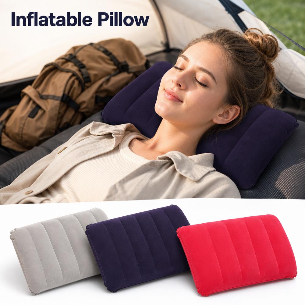 Outdoor Camping Carpet - 47x30cm Air Cushion Pillows Outdoor Camping