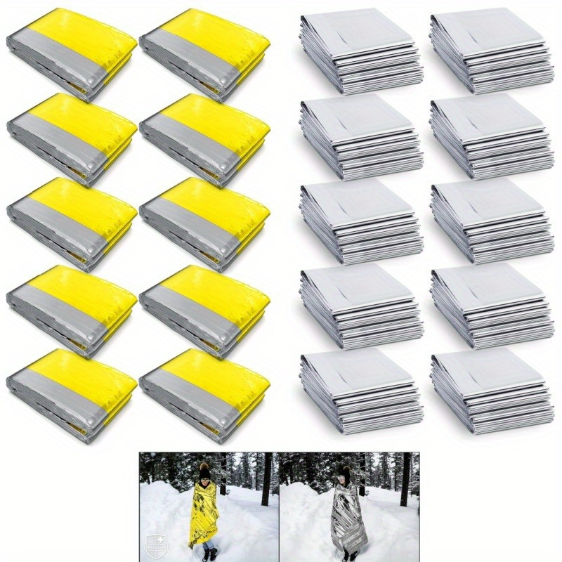 Outdoor Camping Blanket - Emergency Mylar Insulation Blanket - Durable