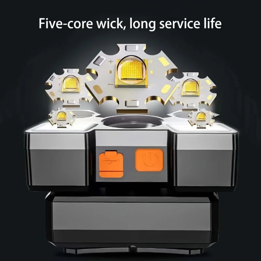 5*LED High Power Headlamp Supe - Outdoor Camping Adventure Lamp ulasan dan harga