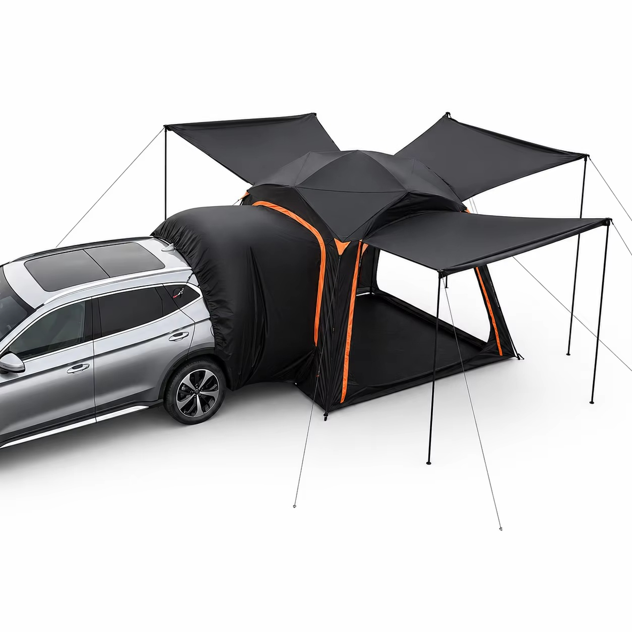 Universal SUV Tail Rear Tent O - Outdoor Camping Car Tail Tent ulasan dan harga