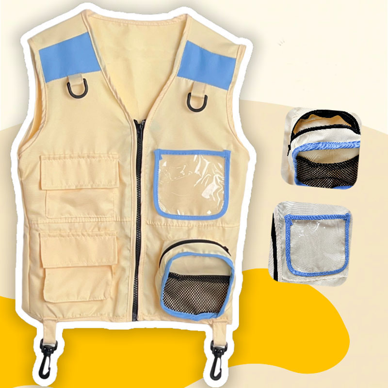 Children Explorer Vest Pretend - Outdoor Camping Kids Activities ulasan dan harga