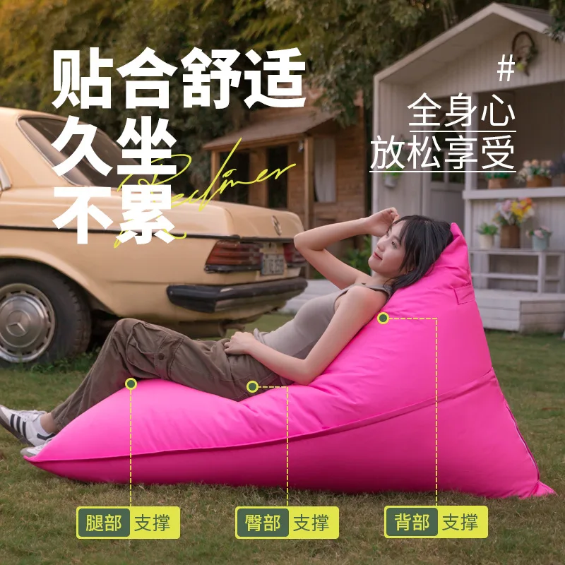 Lazy Sofa Outdoor Single Recli - Outdoor Camping Couch ulasan dan harga