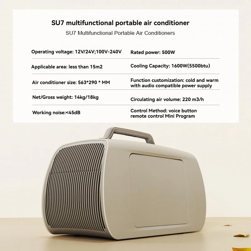 110V/220V Portable Mobile Air  - Outdoor Camping Air Conditioner ulasan dan harga