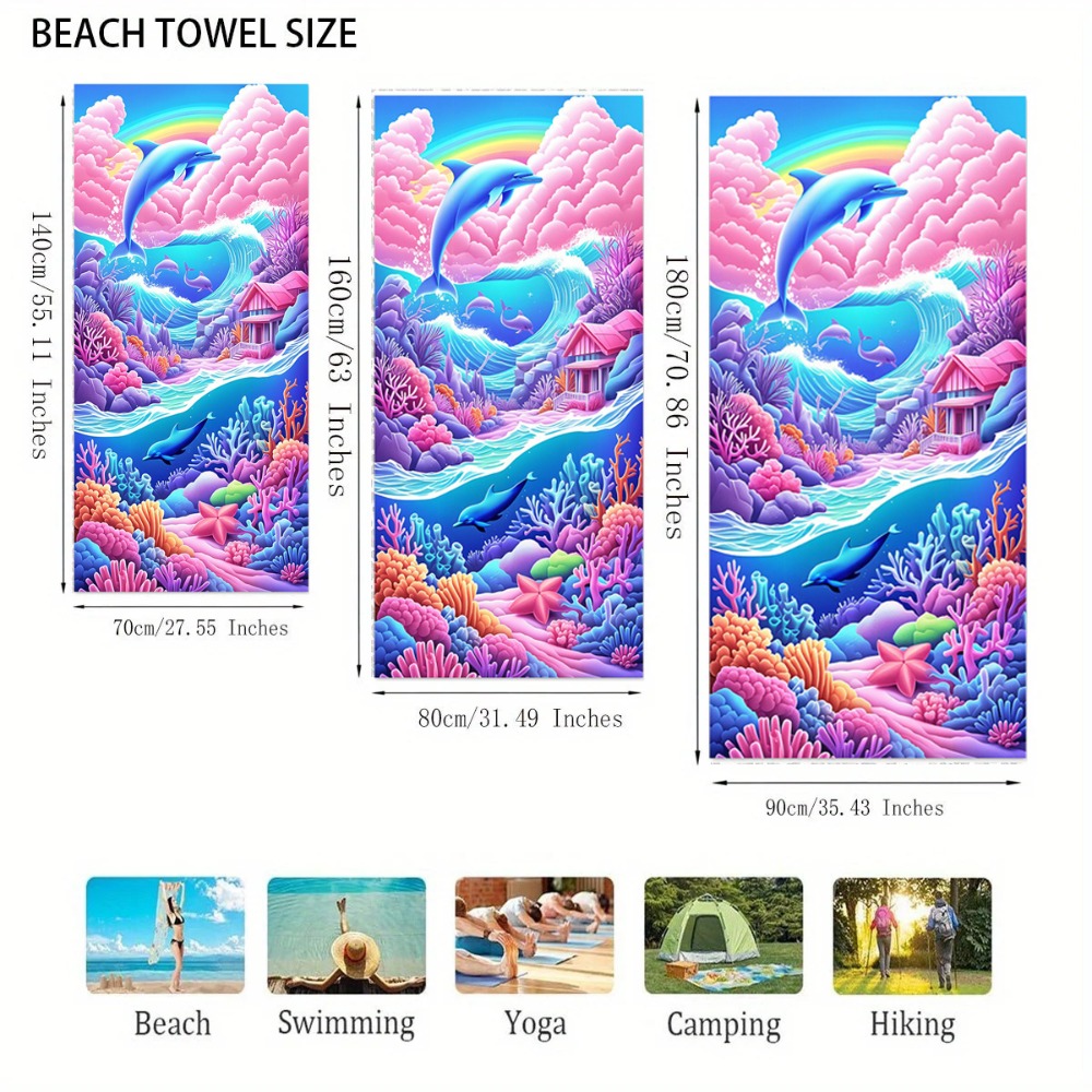 27.5x55inch Blue Ocean Jellyfi - Outdoor Camping Blanket ulasan dan harga