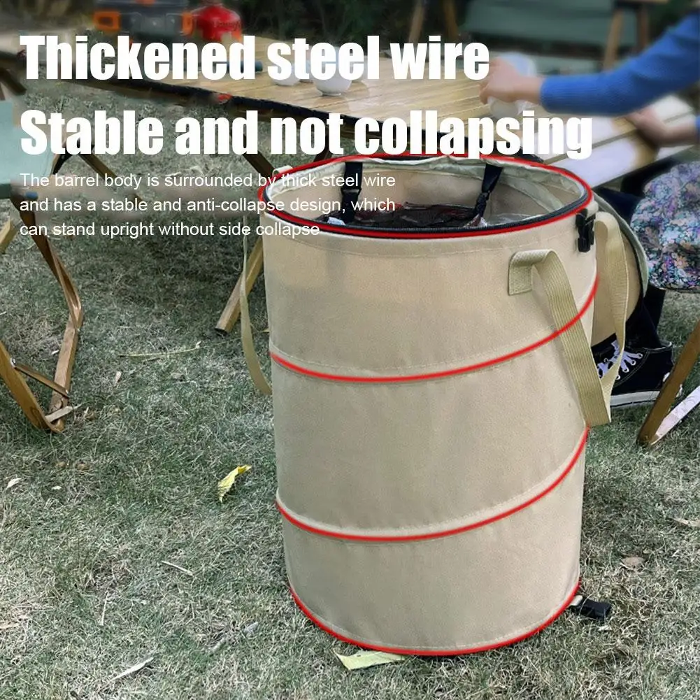 Camping Trash Can Pop-up Circu - Outdoor Camping Bin ulasan dan harga