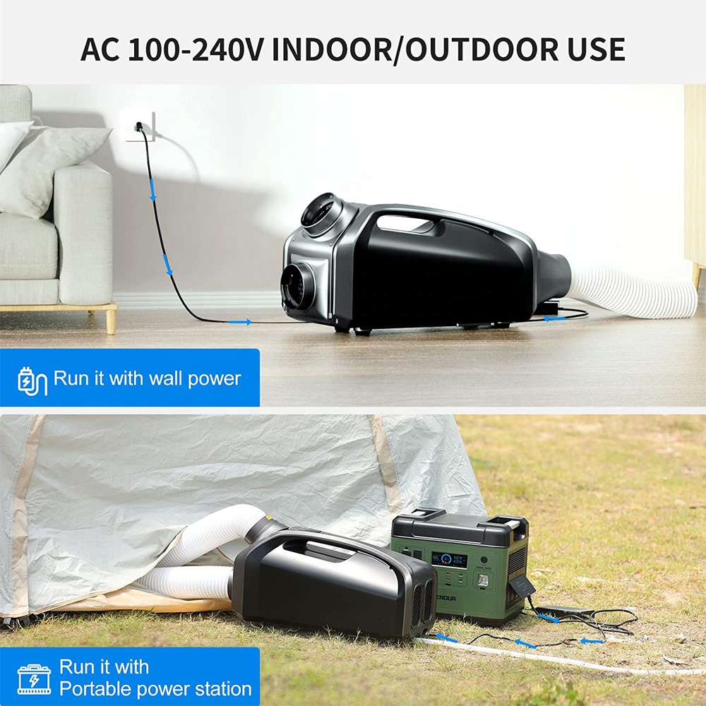 Delf Outdoor Portable Tent Cam - Outdoor Camping Air Conditioner ulasan dan harga