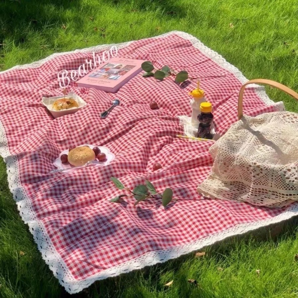 1pc Outdoor Picnic Mat, Summer - Outdoor Camping Blanket ulasan dan harga