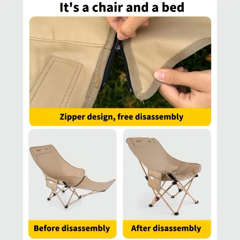 Portable Adjustable Folding Mo - Outdoor Camping Table And Chairs ulasan dan harga