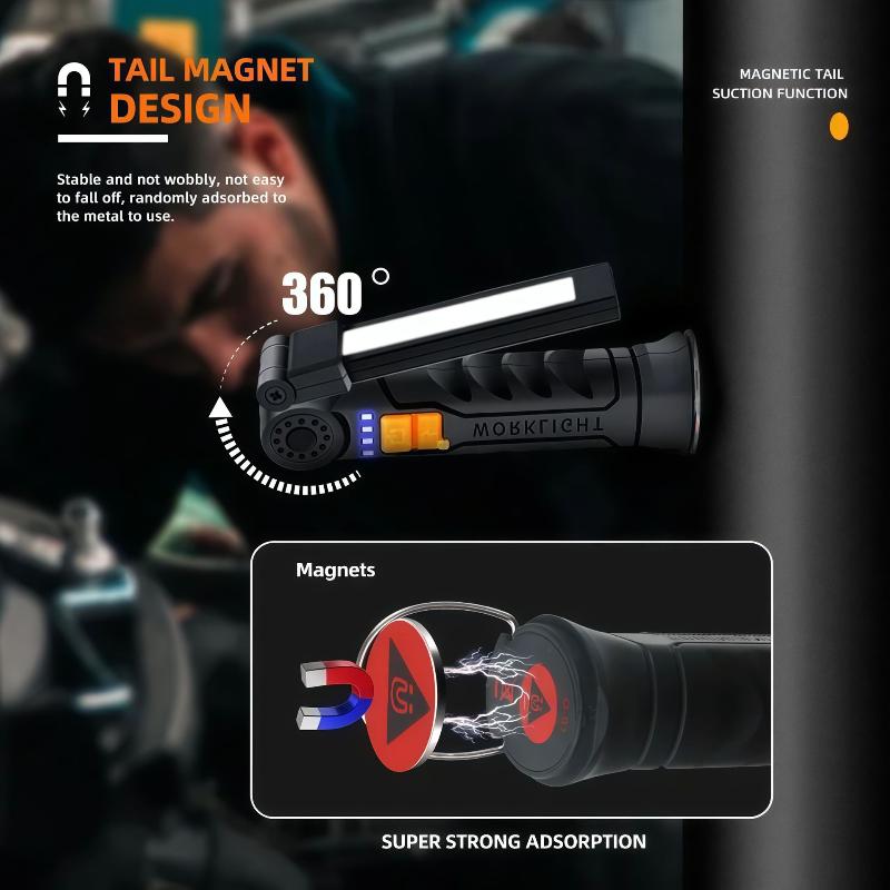 Rechargeable LED Flashlight Wo - Outdoor Camping Jobs ulasan dan harga