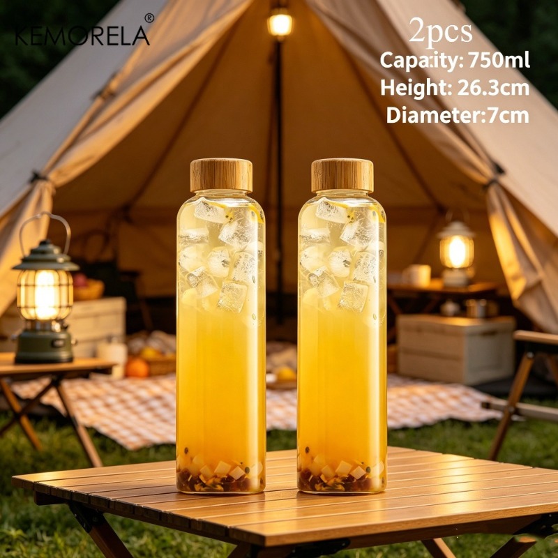 2/4PCS Glass Sports Water Bott - Outdoor Camping Direct ulasan dan harga