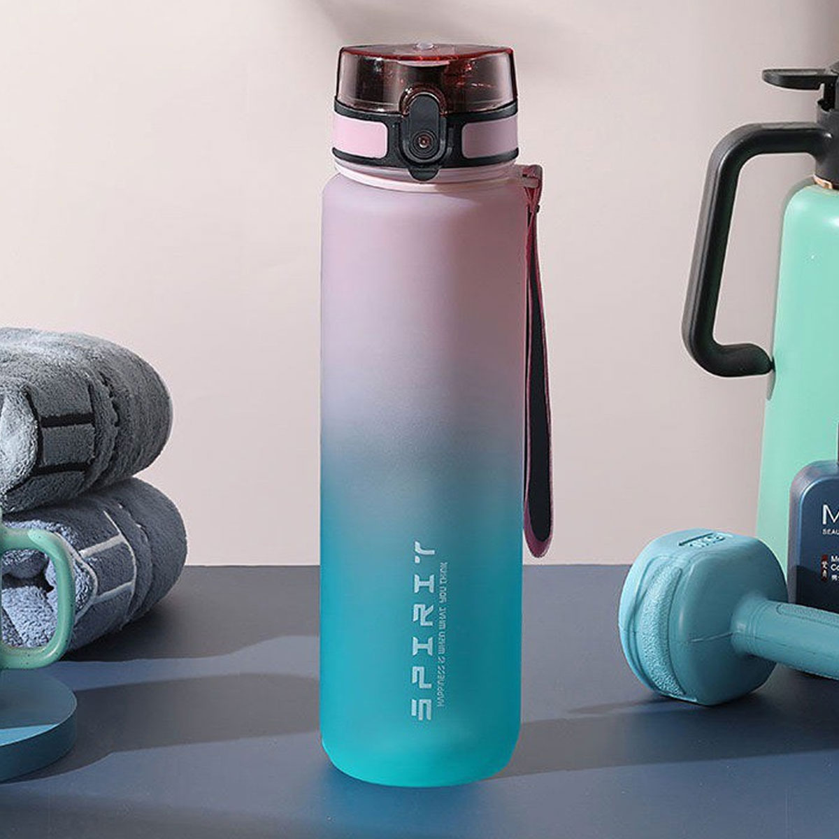 Gradient Water Bottle - 1000ml - Outdoor Camping Direct ulasan dan harga
