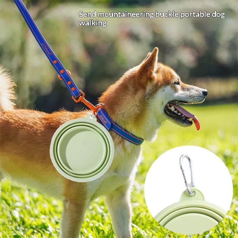 Silicone Dog Food Water Bowl C - Collapsible Water Bottle ulasan dan harga