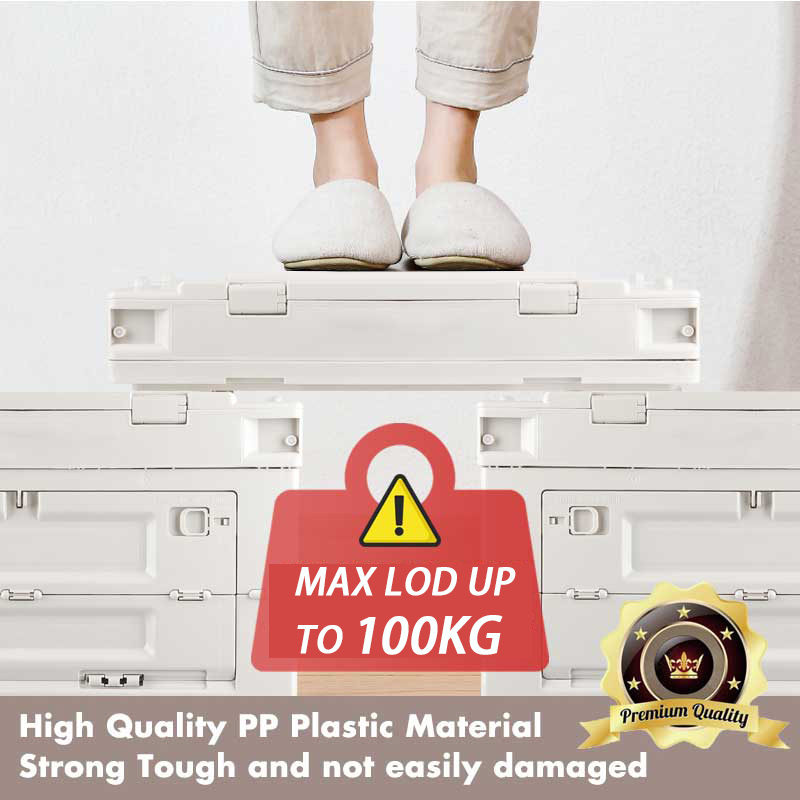 65L PP Folding Storage Box Car - Outdoor Camping Bin ulasan dan harga