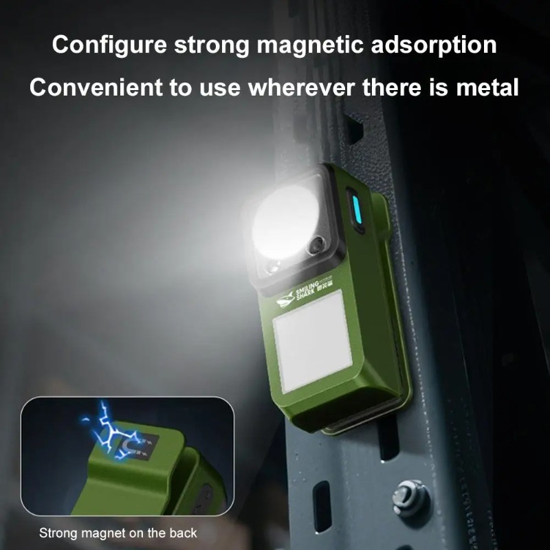 LED Magnetic Clamp Flashlight  - Outdoor Camping Adventure Lamp ulasan dan harga