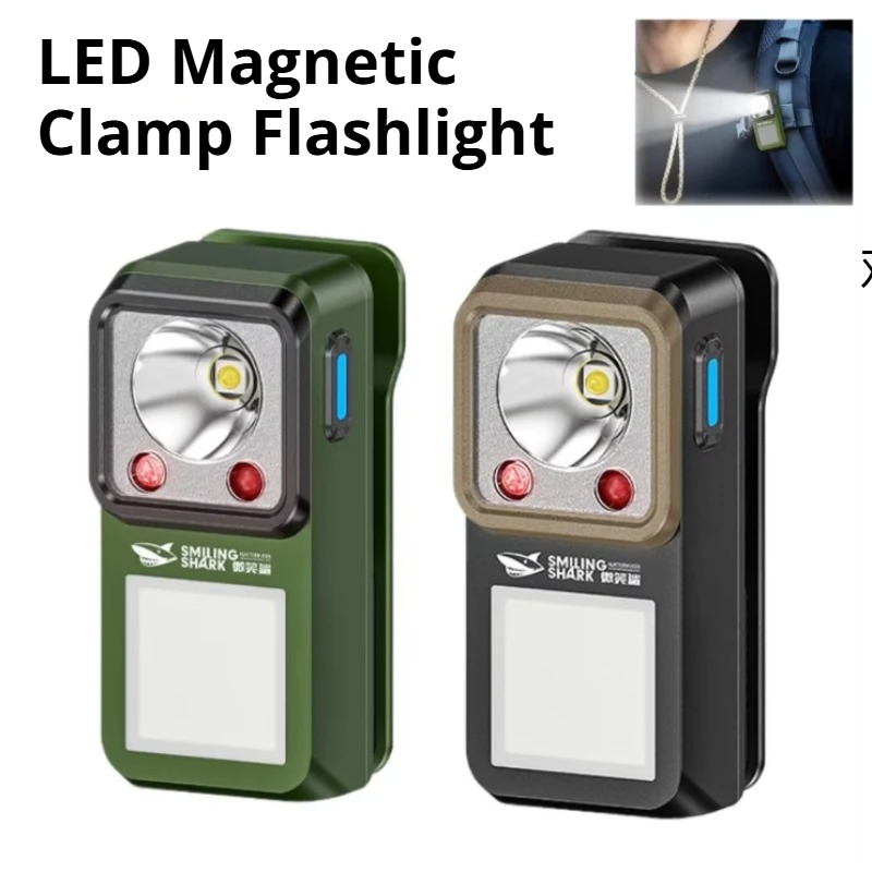 LED Magnetic Clamp Flashlight  - Outdoor Camping Adventure Lamp ulasan dan harga