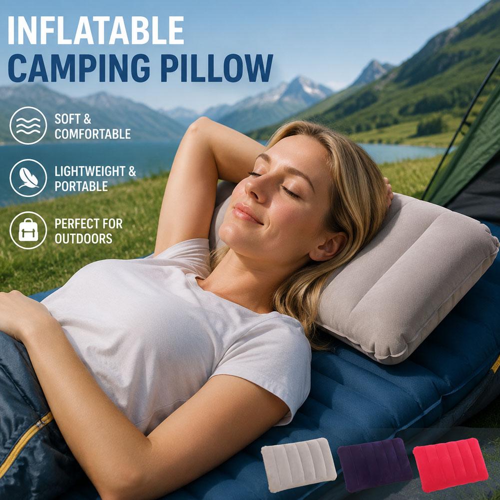 47x30cm Air Cushion Pillows Ou - Outdoor Camping Carpet ulasan dan harga