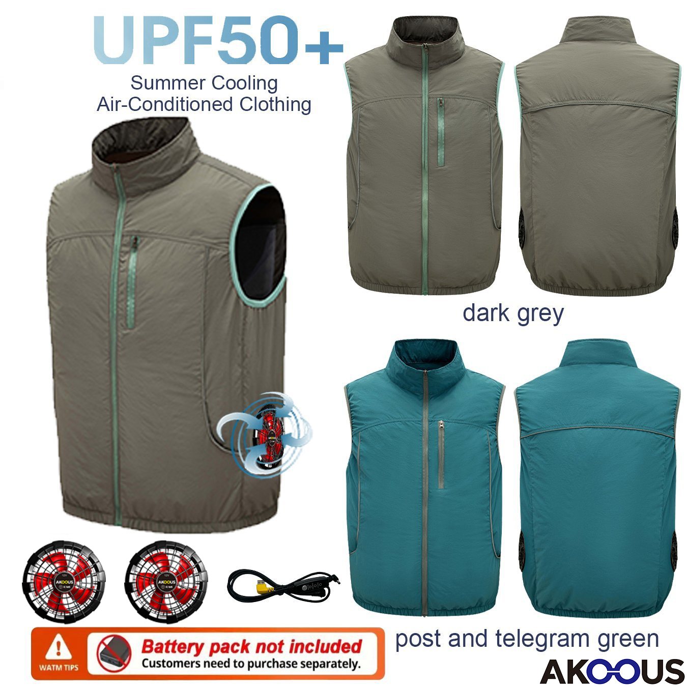 12V 5V USB Sleeveless Cooling  - Outdoor Camping Air Conditioner ulasan dan harga