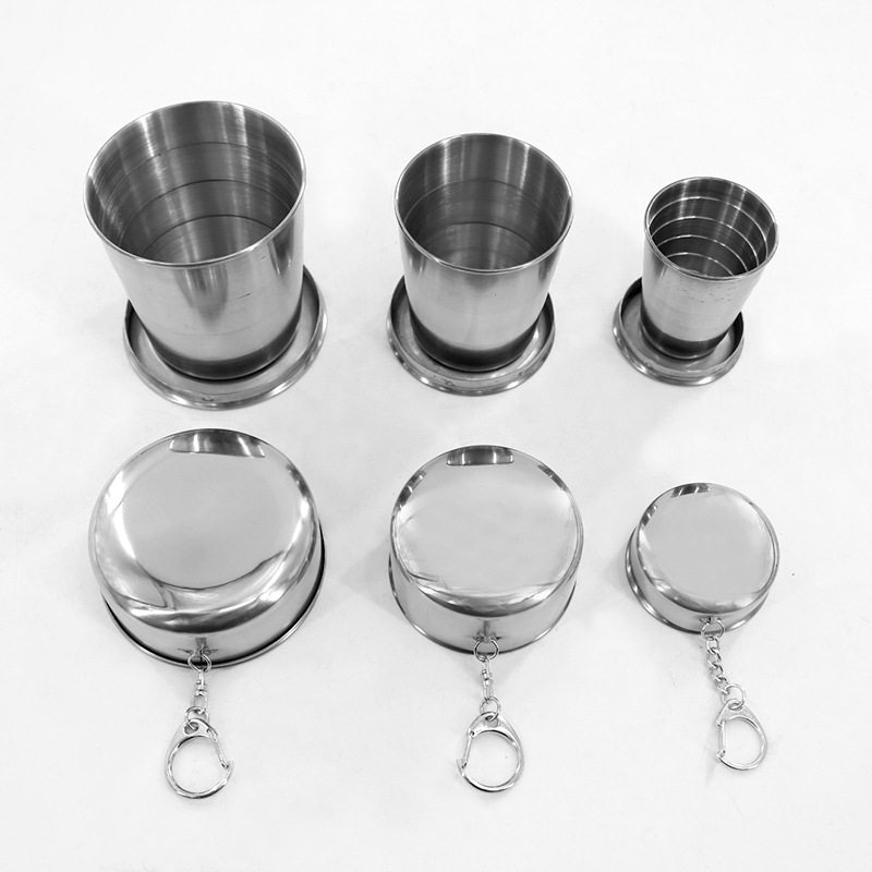 Stainless Steel Folding Cup Po - Outdoor Camping Direct ulasan dan harga