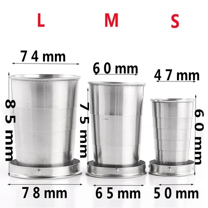 Stainless Steel Folding Cup Po - Outdoor Camping Direct ulasan dan harga