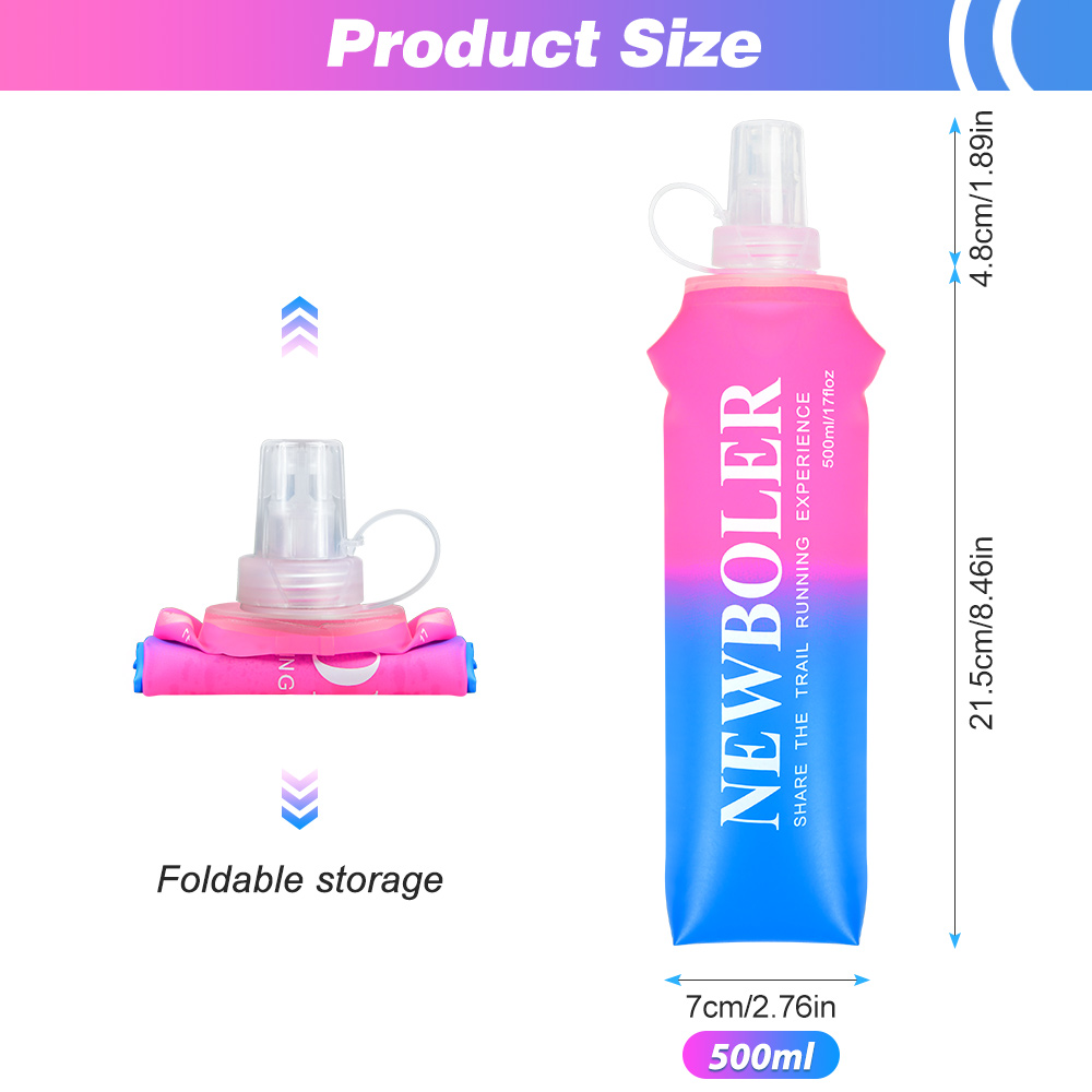 NEWBOLER Water Bottle Folding  - Collapsible Water Bottle ulasan dan harga