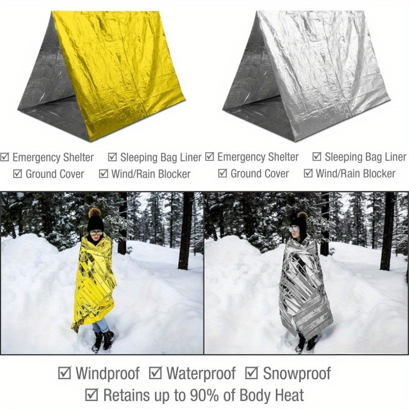 Emergency Mylar Insulation Bla - Outdoor Camping Blanket ulasan dan harga