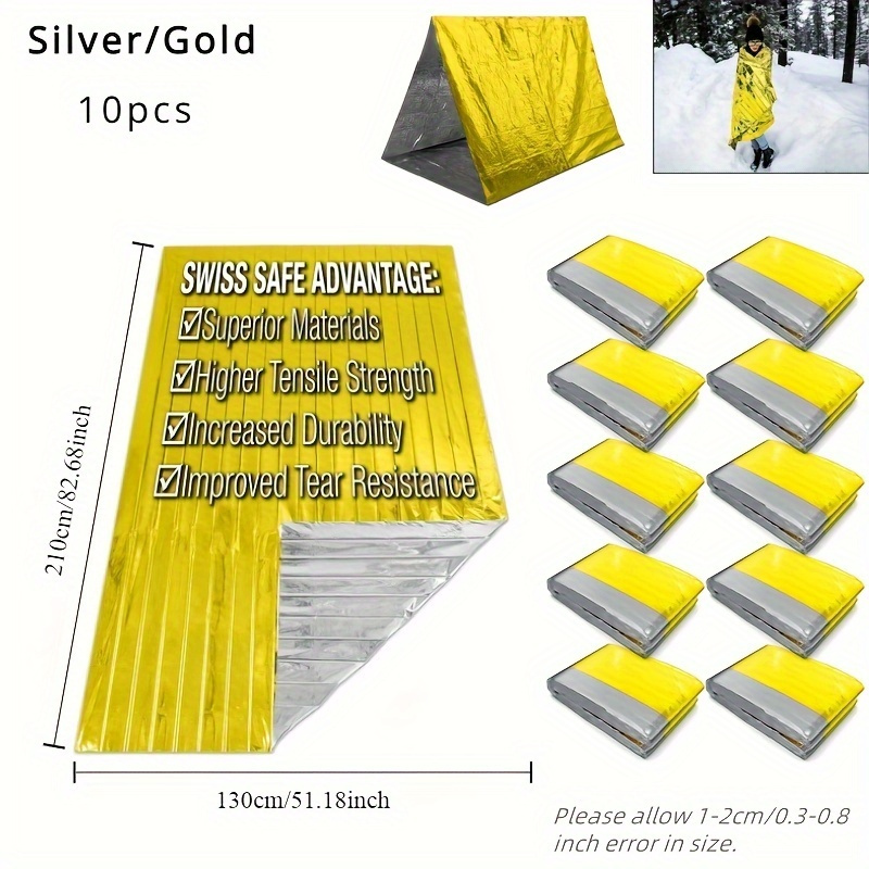 Emergency Mylar Insulation Bla - Outdoor Camping Blanket ulasan dan harga