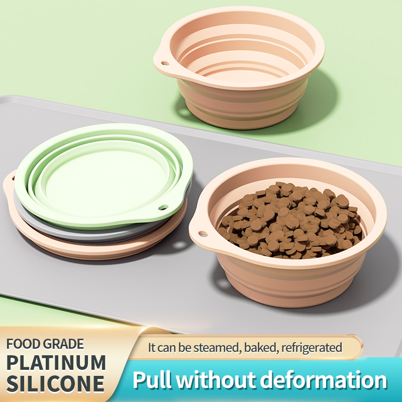 Collapsible Silicone Dog Bowl, - Collapsible Water Bottle ulasan dan harga