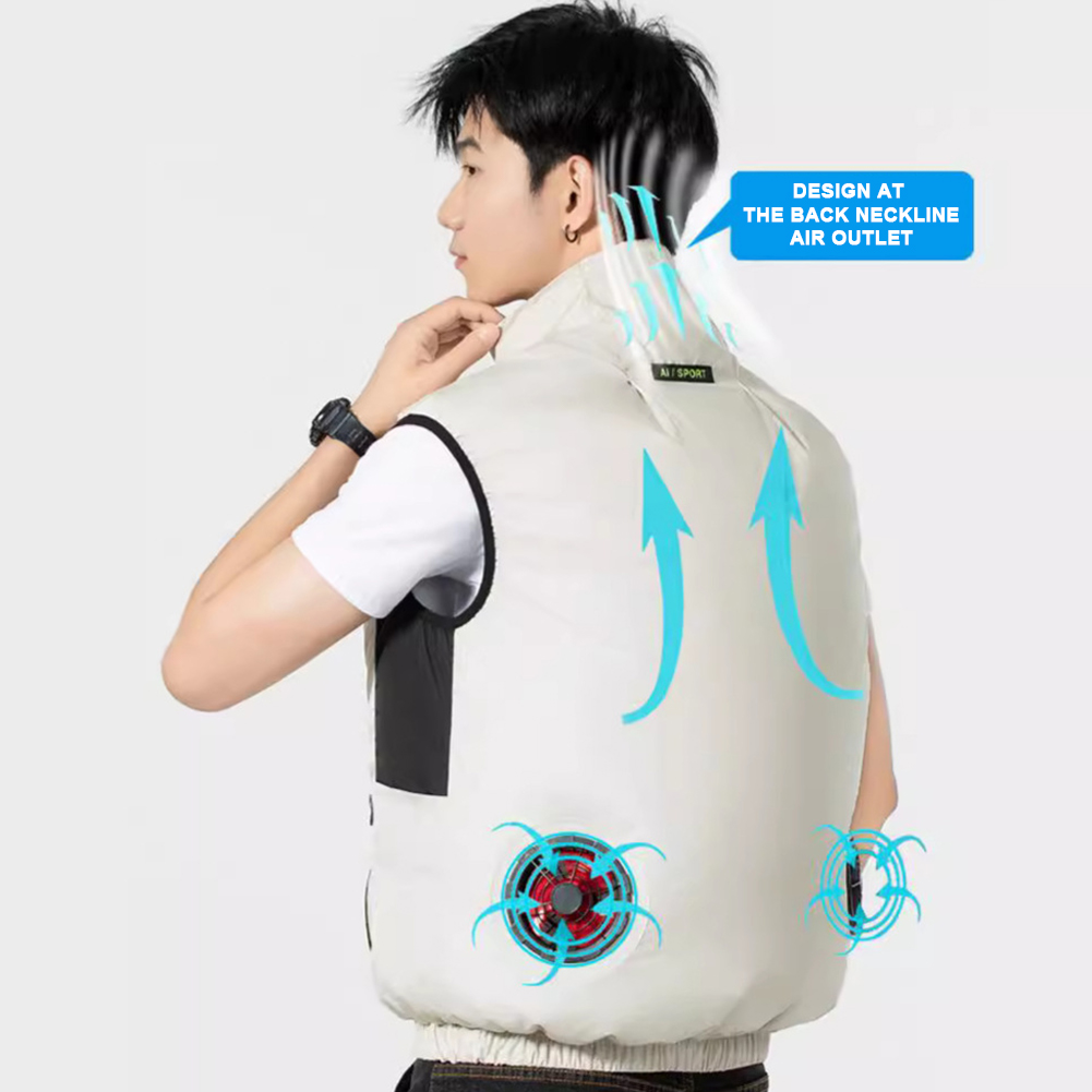 2025 Cooling Fan Vest Air Cond - Outdoor Camping Air Conditioner ulasan dan harga