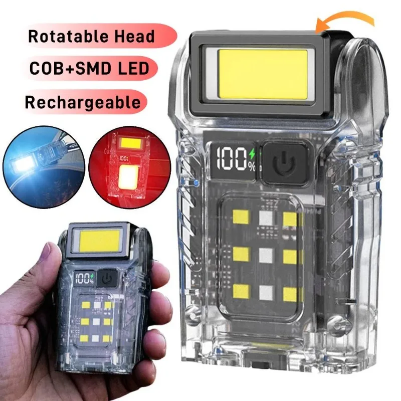 Tactical Pocket COB LED Flashl - Outdoor Camping Adventure Lamp ulasan dan harga