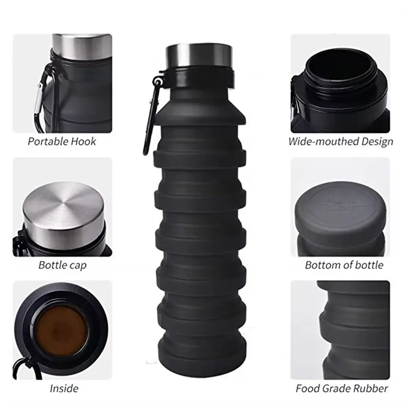 Que Collapsible 800ML Water Bo - Collapsible Water Bottle ulasan dan harga