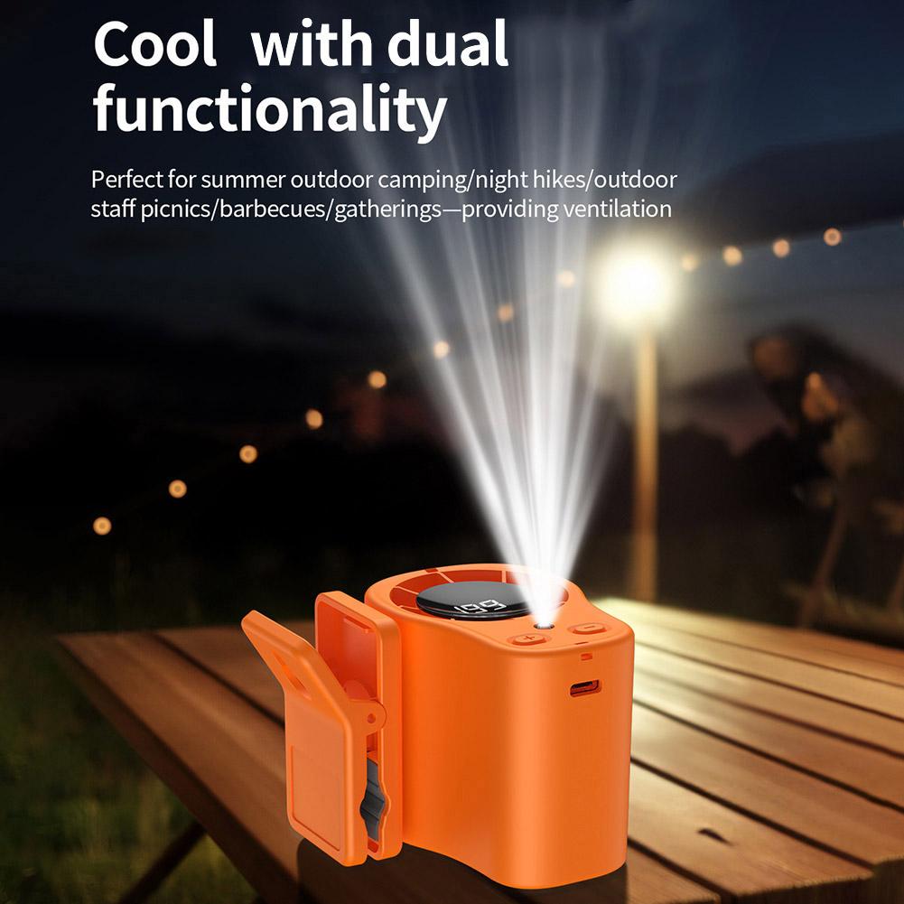 Mini Hands Free Waist Fan Port - Outdoor Camping Air Conditioner ulasan dan harga