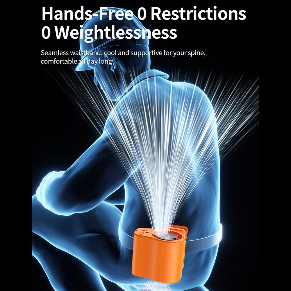 Mini Hands Free Waist Fan Port - Outdoor Camping Air Conditioner ulasan dan harga