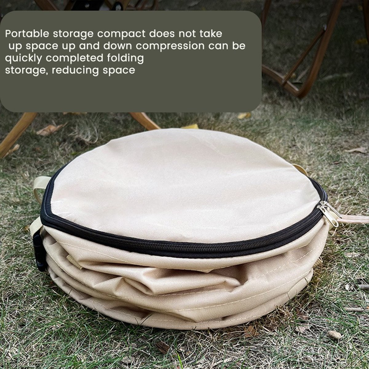 L79A Camping Trash Can Foldabl - Outdoor Camping Bin ulasan dan harga