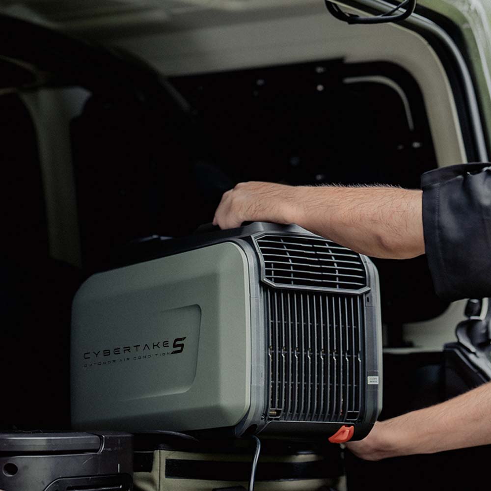 US EU Warehouse CYBERTAKES Inv - Outdoor Camping Air Conditioner ulasan dan harga