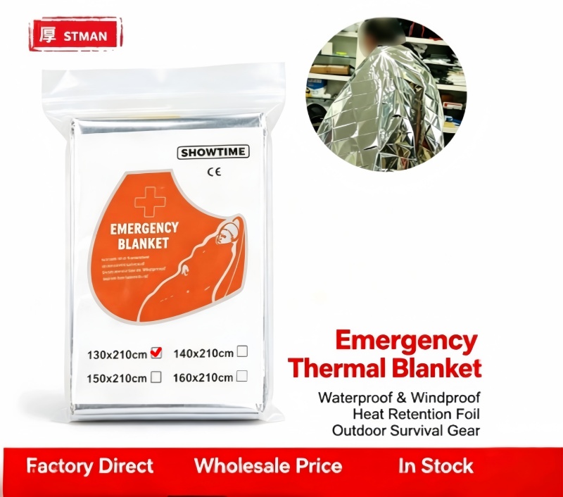 Mylar Thermal Emergency Blanke - Outdoor Camping Heated Blanket ulasan dan harga