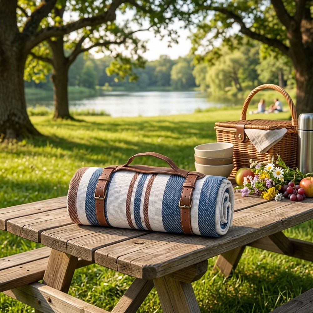 200*200cm/200*150cm Picnic Bla - Outdoor Camping Blanket ulasan dan harga