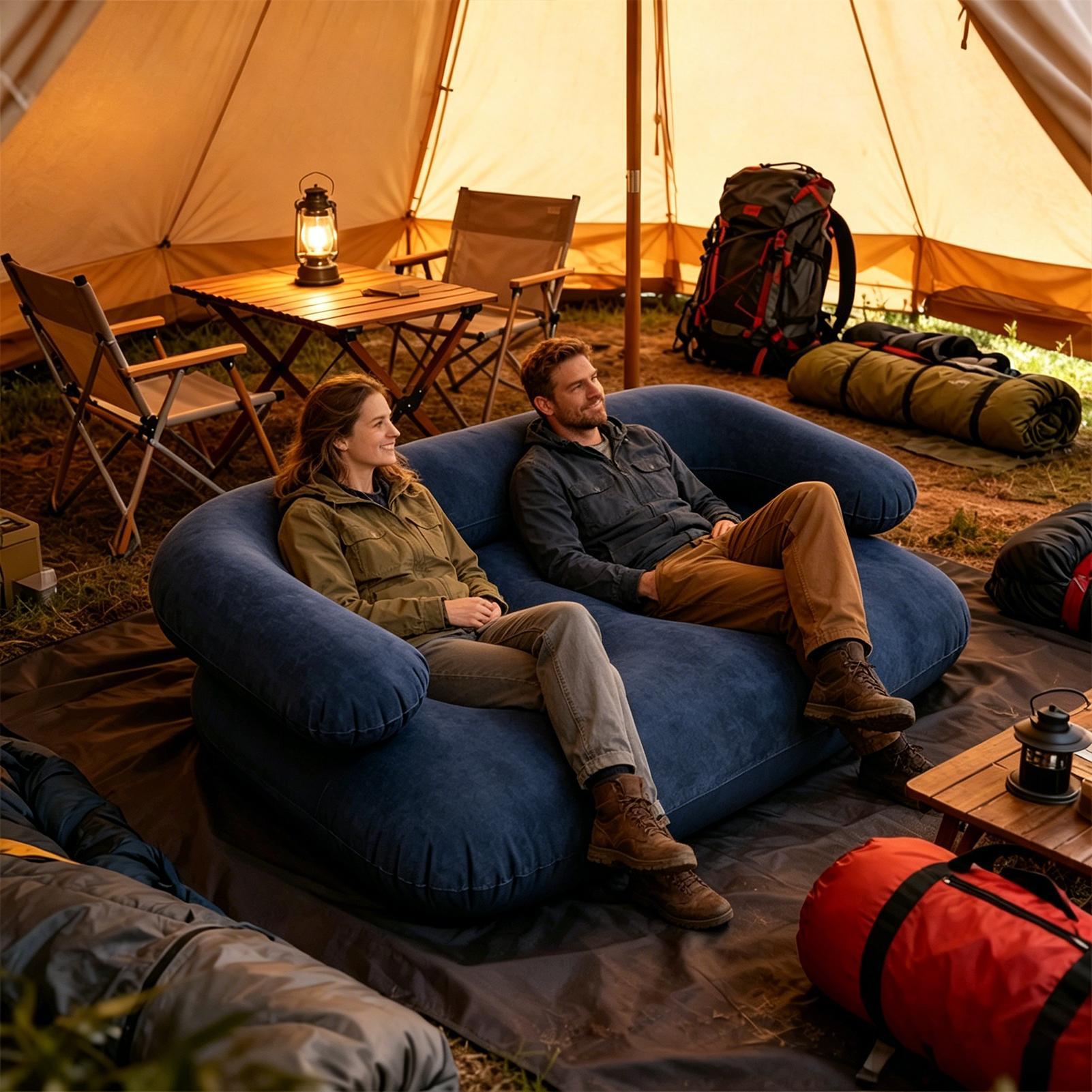 Inflatable Couch for Camping I - Outdoor Camping Couch ulasan dan harga