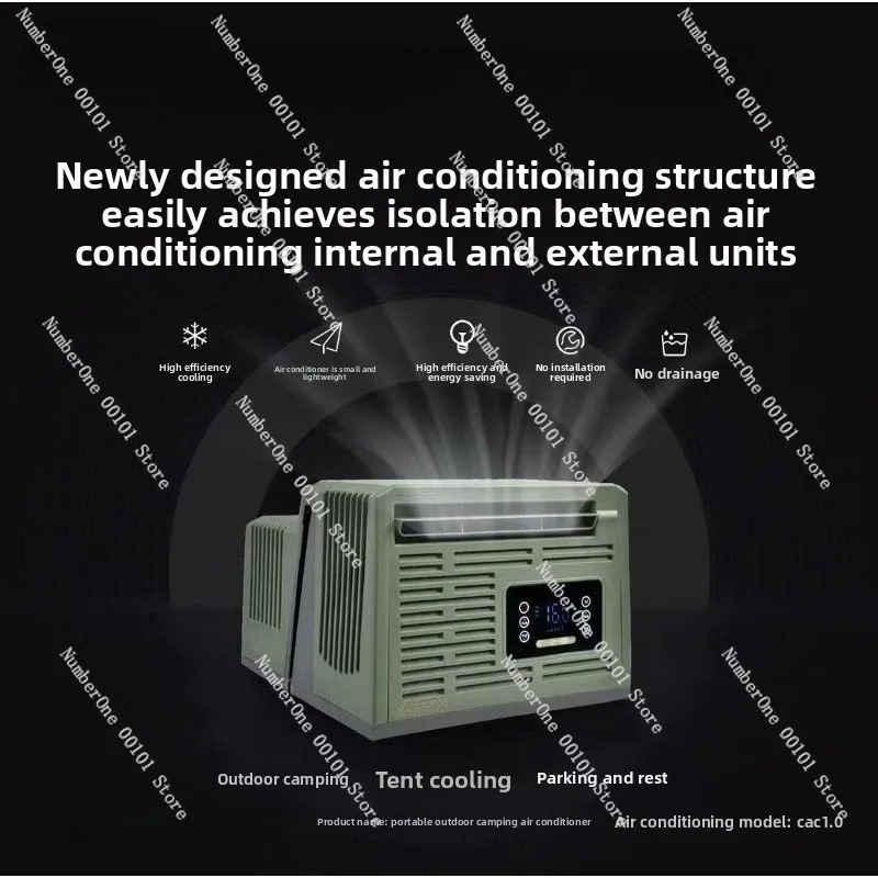 DC Inverter Mobile Window Air  - Outdoor Camping Air Conditioner ulasan dan harga